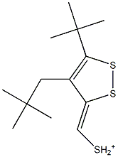 [5-(1,1-Dimethylethyl)-4-(2,2-dimethylpropyl)-3H-1,2-dithiol-3-ylidene]methanesulfonium|