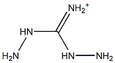 Dihydrazinomethyleneiminium Struktur