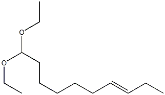 7-Decenal diethyl acetal 结构式