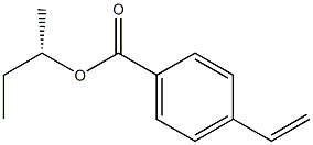 (+)-p-Vinylbenzoic acid (S)-sec-butyl ester Structure