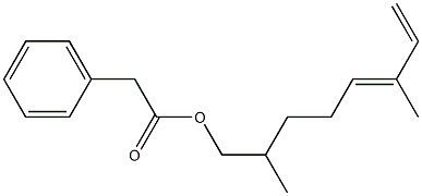 Phenylacetic acid 2,6-dimethyl-5,7-octadienyl ester|