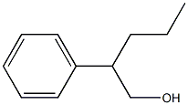 2-Phenylpentyl alcohol Struktur