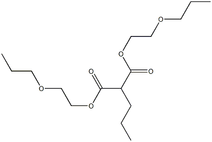 Propylmalonic acid bis(2-propoxyethyl) ester|
