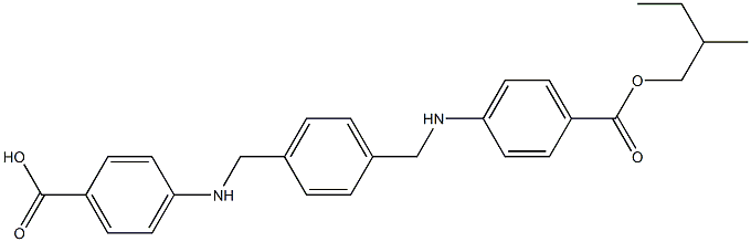 4,4'-[p-Phenylenebis(methylene)bis(imino)]bis[benzoic acid (2-methylbutyl)] ester