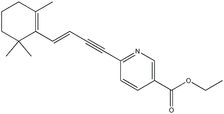6-[4-(2,6,6-Trimethyl-1-cyclohexenyl)-3-buten-1-ynyl]nicotinic acid ethyl ester|