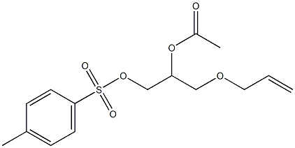 3-(2-Propenyloxy)propane-1,2-diol 2-acetate 1-(4-methylbenzenesulfonate) Structure