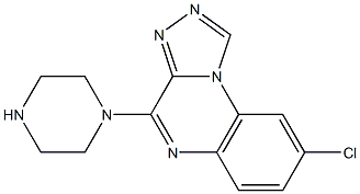 8-Chloro-4-(1-piperazinyl)[1,2,4]triazolo[4,3-a]quinoxaline,,结构式