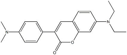 7-(Diethylamino)-3-[4-(dimethylamino)phenyl]coumarin