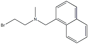 N-(2-Bromoethyl)-N-methyl-1-naphthalenemethanamine Structure