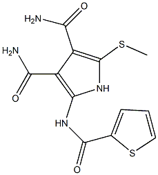 2-[(2-Thienylcarbonyl)amino]-5-[methylthio]-1H-pyrrole-3,4-dicarboxamide