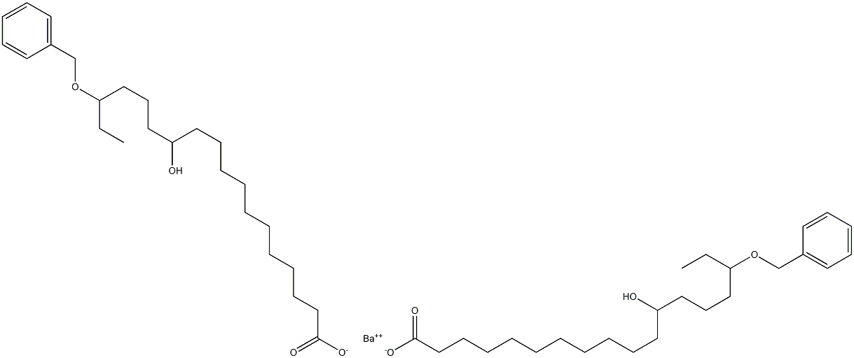 Bis(16-benzyloxy-12-hydroxystearic acid)barium salt
