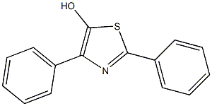 2,4-Diphenylthiazol-5-ol 结构式