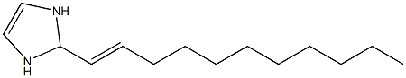 2-(1-Undecenyl)-4-imidazoline,,结构式