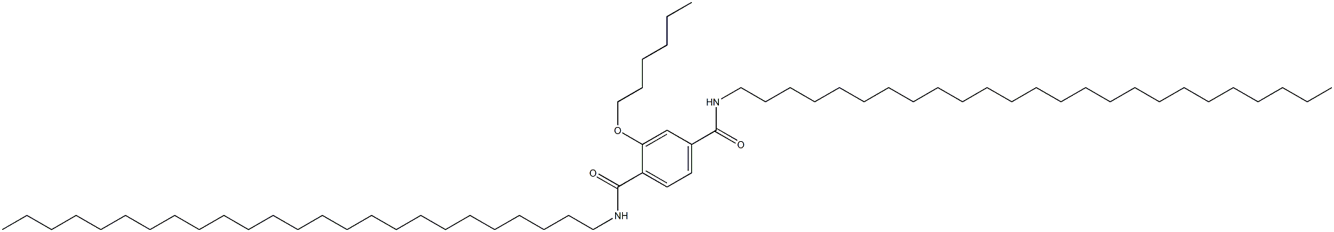 2-(Hexyloxy)-N,N'-dipentacosylterephthalamide,,结构式