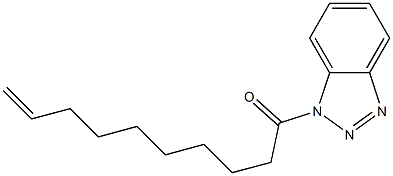 1-(9-Decenoyl)-1H-benzotriazole,,结构式