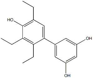  2',3',5'-Triethyl-1,1'-biphenyl-3,4',5-triol