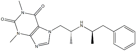 1,3-Dimethyl-7-[(R)-2-[[(R)-1-methyl-2-phenylethyl]amino]propyl]-7H-purine-2,6(1H,3H)-dione