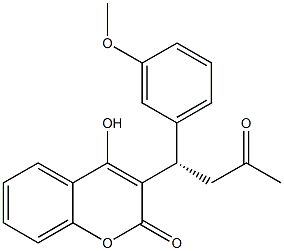 4-Hydroxy-3-[(1S)-3-oxo-1-(3-methoxyphenyl)butyl]-2H-1-benzopyran-2-one