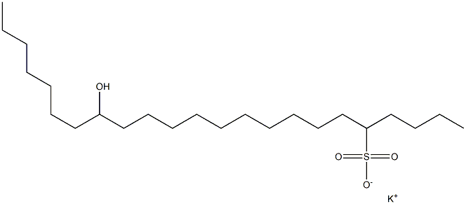 16-Hydroxytricosane-5-sulfonic acid potassium salt