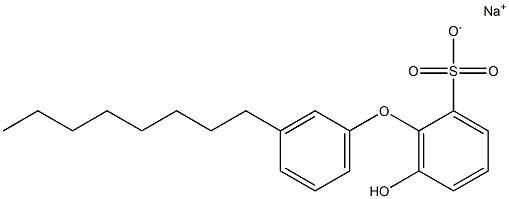 6-Hydroxy-3'-octyl[oxybisbenzene]-2-sulfonic acid sodium salt|