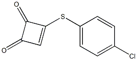  3-(4-Chlorophenylthio)-3-cyclobutene-1,2-dione