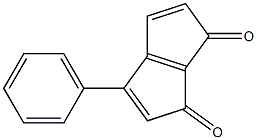 4-フェニルビシクロ[3.3.0]オクタ-1(5),3,6-トリエン-2,8-ジオン 化学構造式