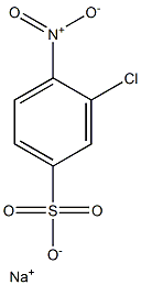 3-クロロ-4-ニトロベンゼンスルホン酸ナトリウム 化学構造式