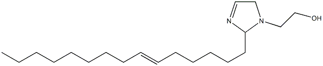 2-(6-Pentadecenyl)-3-imidazoline-1-ethanol Structure