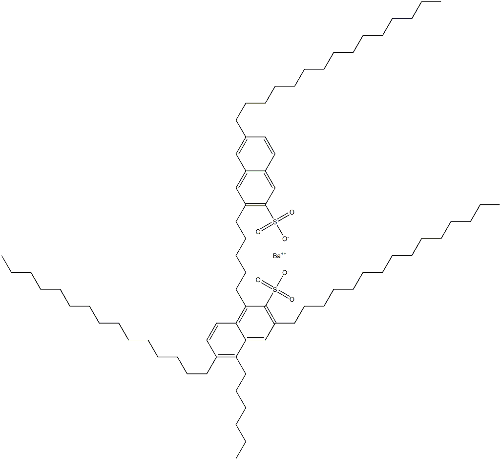  Bis(3,6-dipentadecyl-2-naphthalenesulfonic acid)barium salt