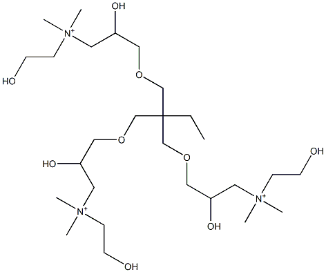 5,5',5''-(Propane-1,1,1-triyl)tris[N,N-dimethyl-N-(2-hydroxyethyl)-2-hydroxy-4-oxa-1-pentanaminium]