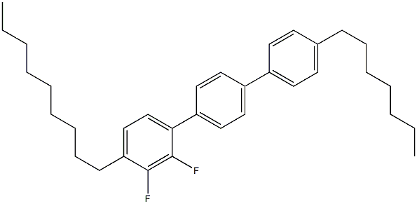 4-Nonyl-4''-heptyl-2,3-difluoro-1,1':4',1''-terbenzene Structure