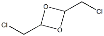 2,4-ビス(クロロメチル)-1,3-ジオキセタン 化学構造式