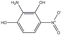 2-Amino-4-nitroresorcinol Structure