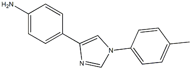 4-[1-[4-Methylphenyl]-1H-imidazol-4-yl]aniline