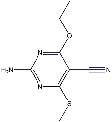 2-Amino-4-ethoxy-6-(methylthio)pyrimidine-5-carbonitrile