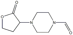 4-[(2-Oxotetrahydrofuran)-3-yl]piperazine-1-carbaldehyde 结构式