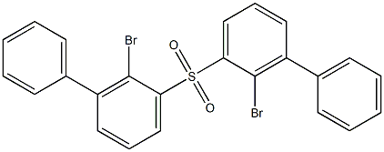 Phenyl(2-bromophenyl) sulfone Structure