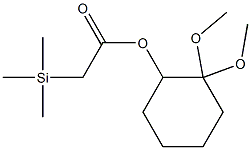 Trimethylsilylacetic acid 2,2-dimethoxycyclohexyl ester