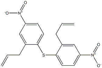 (4-ニトロフェニル)アリルスルフィド 化学構造式