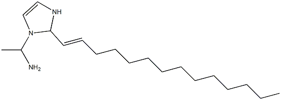 1-(1-アミノエチル)-2-(1-テトラデセニル)-4-イミダゾリン 化学構造式