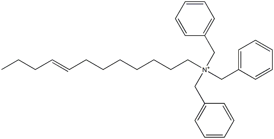 (8-Dodecenyl)tribenzylaminium Structure