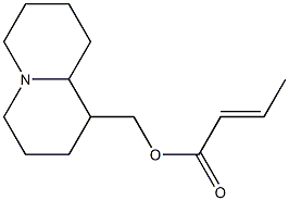 2-Butenoic acid (octahydro-1H-quinolizine-1-yl)methyl ester