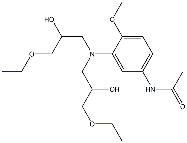 3'-[Bis(3-ethoxy-2-hydroxypropyl)amino]-4'-methoxyacetanilide