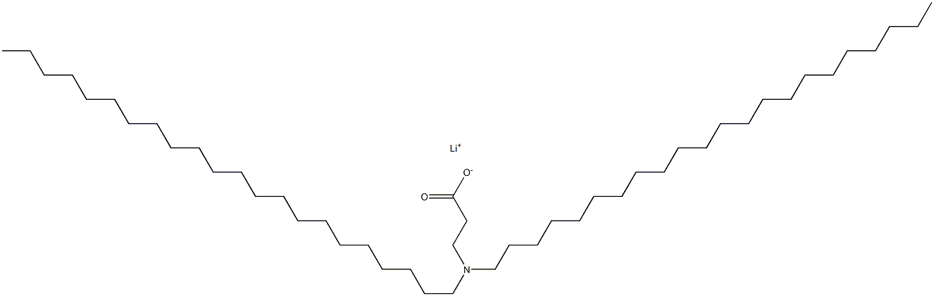 3-(Didocosylamino)propanoic acid lithium salt Structure