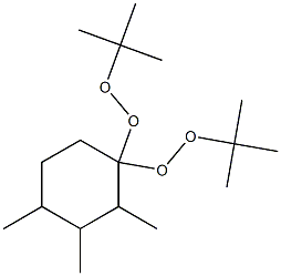 2,3,4-Trimethyl-1,1-bis(tert-butylperoxy)cyclohexane,,结构式