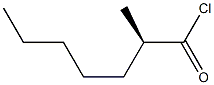 [R,(-)]-2-Methylheptanoyl chloride Struktur