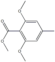 2,6-Dimethoxy-4-methylbenzoic acid methyl ester Struktur