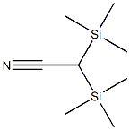 ビス(トリメチルシリル)アセトニトリル 化学構造式