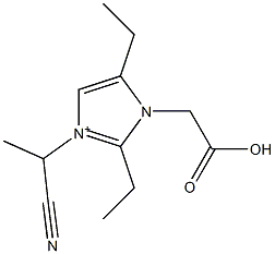 3-(1-Cyanoethyl)-2,5-diethyl-1-(carboxymethyl)-1H-imidazol-3-ium