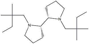 (2S,2'S)-1,1'-Bis(2,2-dimethylbutyl)octahydro-2,2'-bi(1H-pyrrole) Struktur